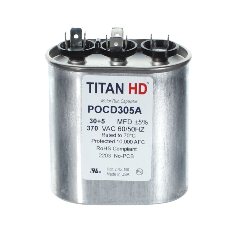 TITAN HD 30+5MFD, 370V, OVAL