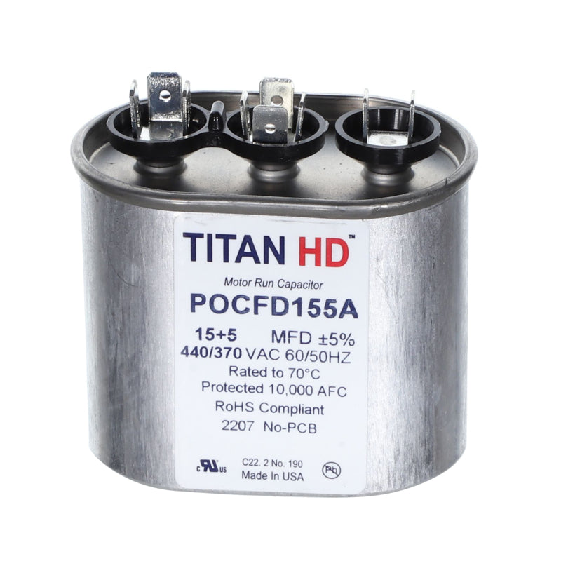 TITAN HD 15+5MFD, 440/370V,Ovl