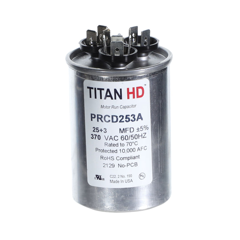 TITAN HD 25+3MFD, 370V, ROUND