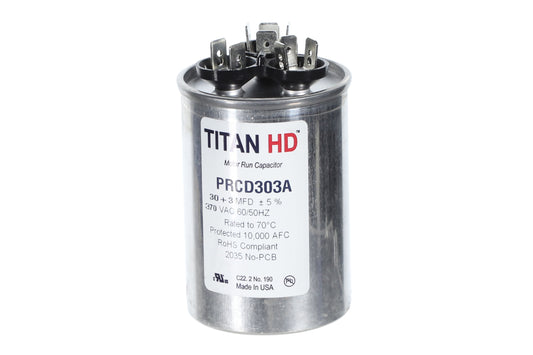 TITAN HD 30+3MFD, 370V, ROUND