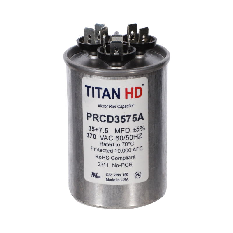 TITAN HD 35+7.5MFD, 370V,Rnd