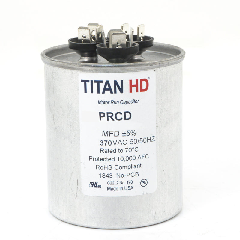 TITAN HD 80+5MFD, 370V, ROUND