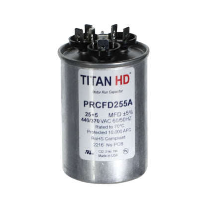 TITAN HD 25+5MFD, 440/370V,Rnd