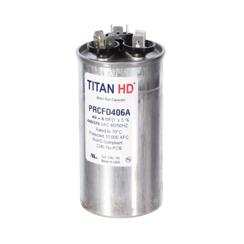 TITAN HD 40+6MFD, 440/370V,Rnd