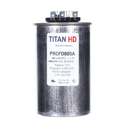 TITAN HD 80+5MFD, 440/370V,Rnd