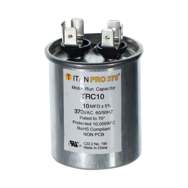 10 MFD 370V Round Capacitor