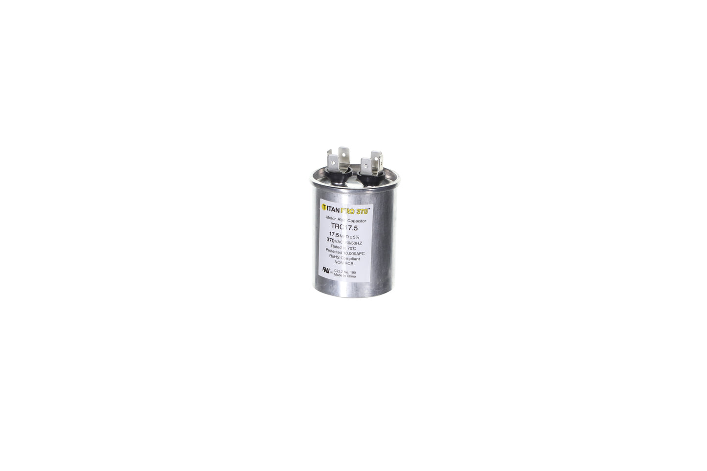 17.5 MFD 370V Round Capacitor