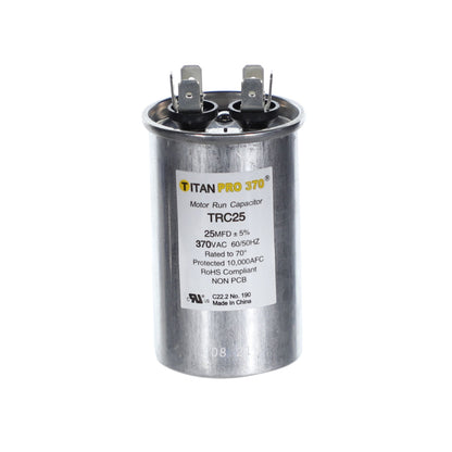 25 MFD 370V Round Capacitor