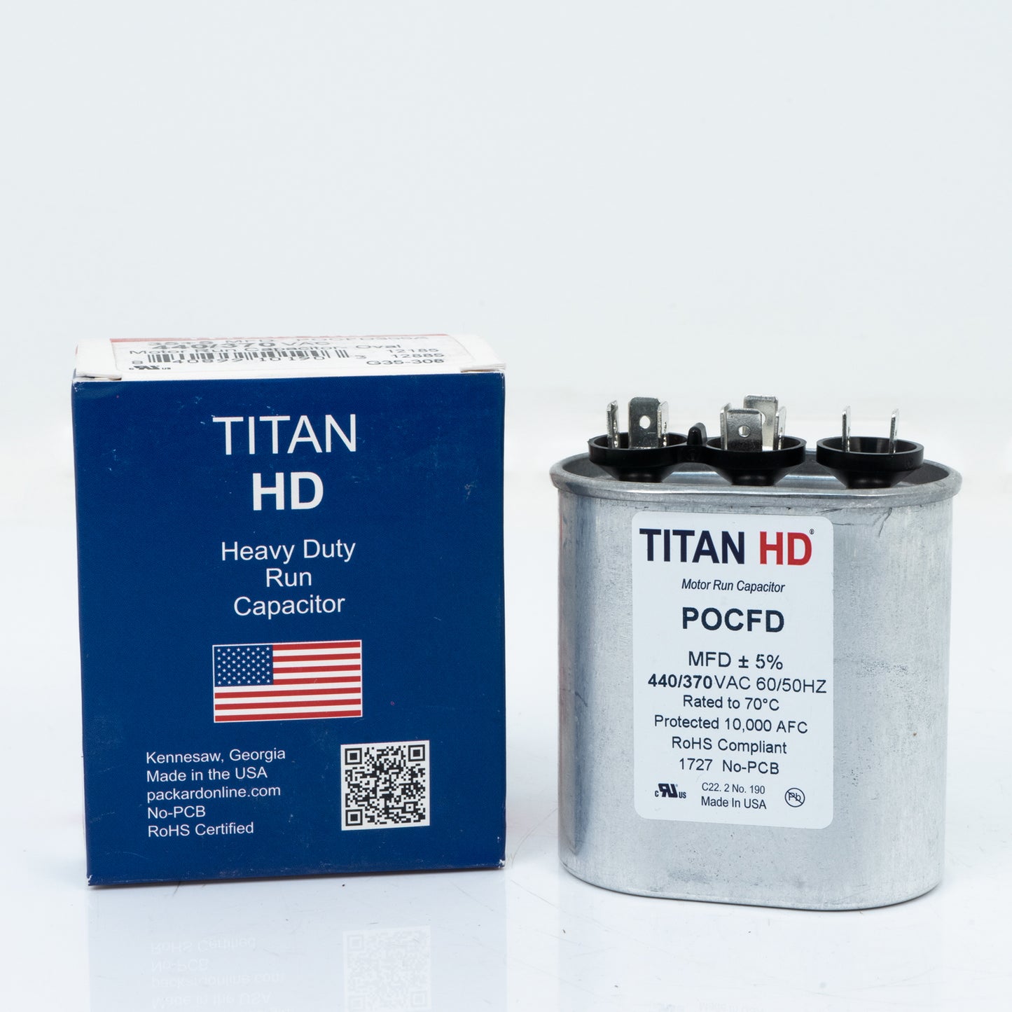 TITAN HD 35+4MFD, 370V, OVAL